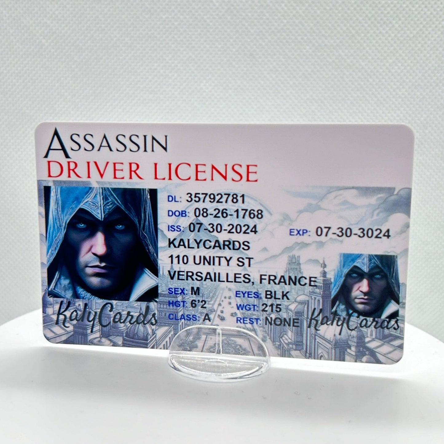 Assassins Creed Custom Driver License