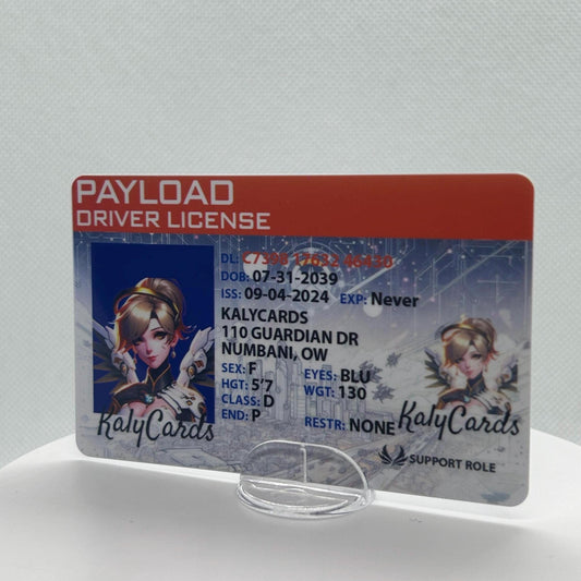 Overwatch Custom Driver License