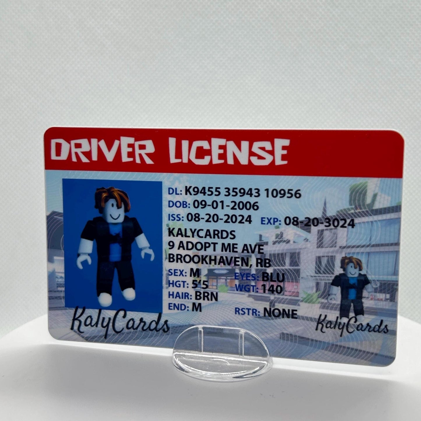 Roblox Custom Driver License