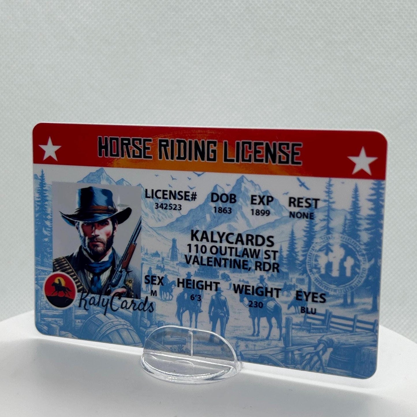 RDR2 Arthur Morgan Custom Driver License