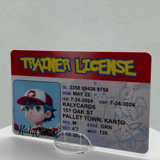 Pokemon Custom Driver License