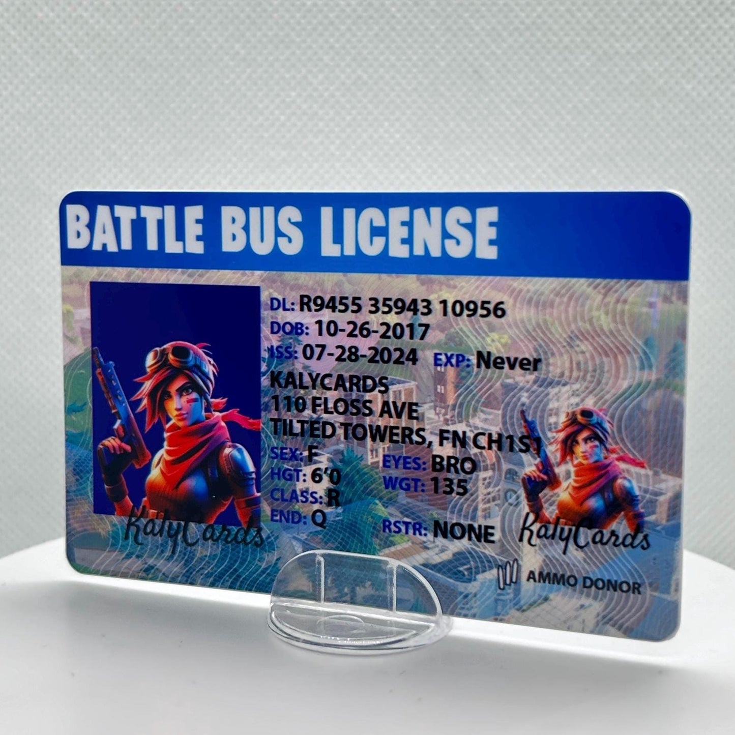 Fortnite Custom Driver License