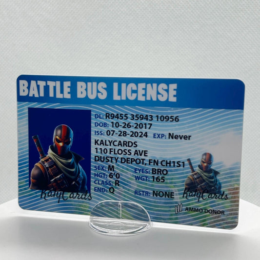 Fortnite Custom Driver License