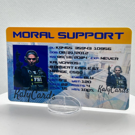 Counter Strike Custom Driver License