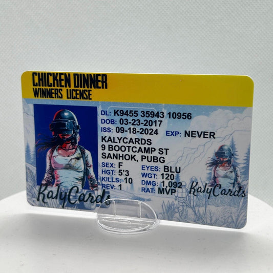 PUBG Custom Driver License