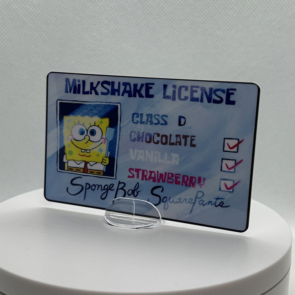 SpongeBob SquarePants Driver License